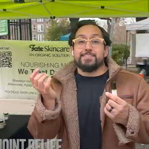 Pain Free Roller Ball Soothes Muscle Pain at the McKinney Farmer's Market