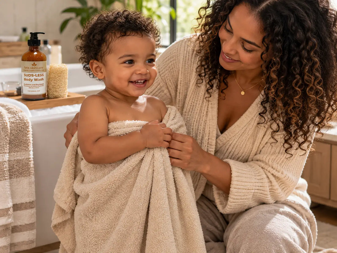 After the Bath: Why Gentle Cleansing Matters for Sensitive Skin