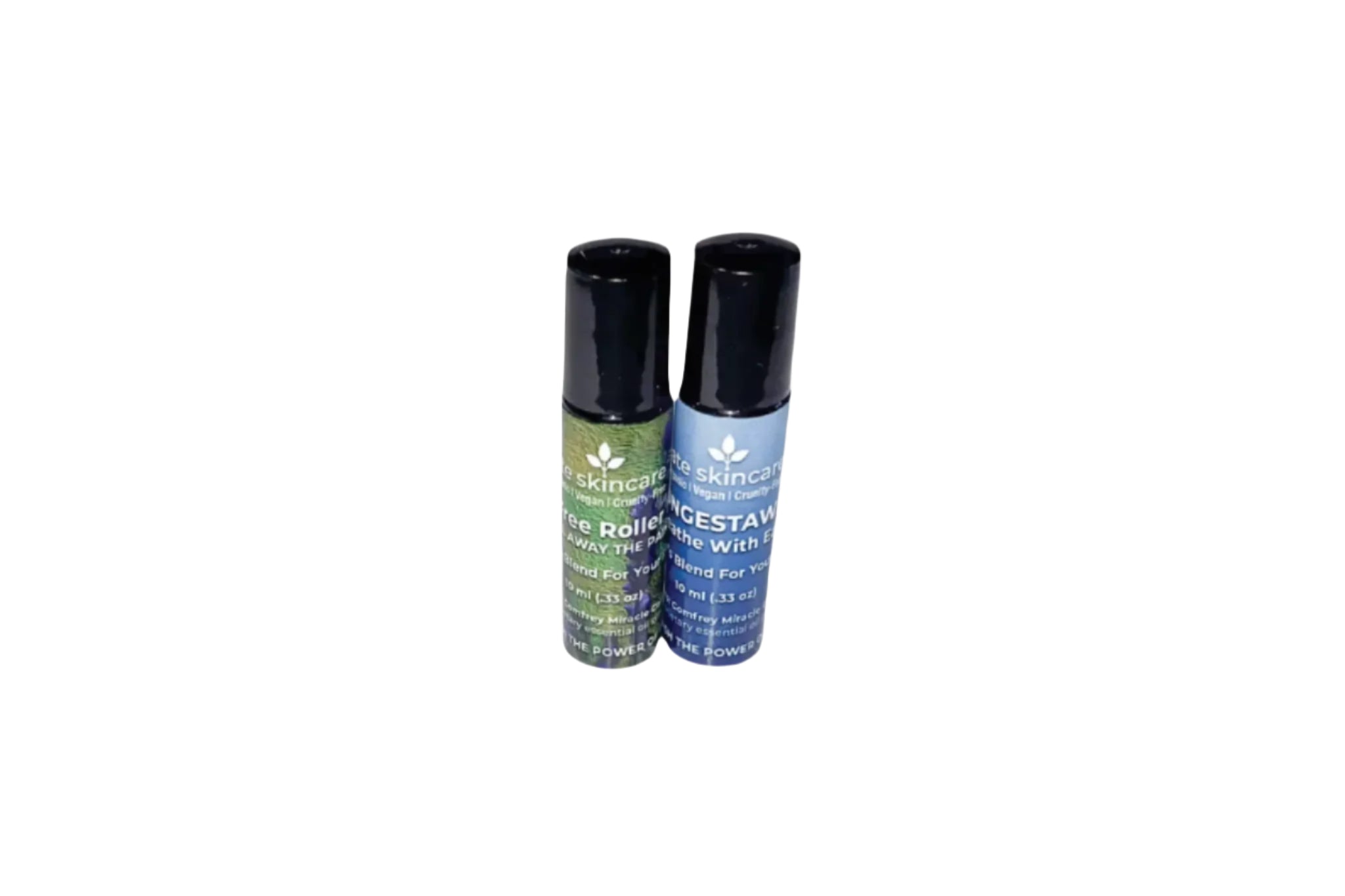 Fate Skincare’s Ritual Duo features CongestAway™ and Pain-Free Roller™—two targeted botanical blends designed to open sinuses, relieve tension, and restore energetic balance. Handcrafted with the signature Comfrey Miracle Complex™, this pair transforms everyday moments into intentional healing rituals.