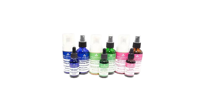 Fate Skincare Facial Ritual Bundles – complete 3-step systems for dry, sensitive, normal, and oily skin, including foaming cleansers, hydrating toners, and botanical face serums.